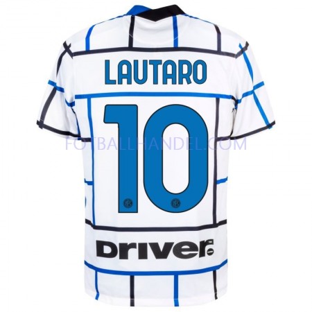 Herre Fotballdrakter Inter Milan Lautaro Martinez 10 Borte 2020-21 Kortermet